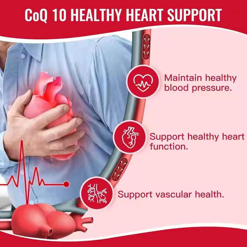 Coenzyme Q10 Softgel Supplier - Private Label Capsules Heart Immunity Support
