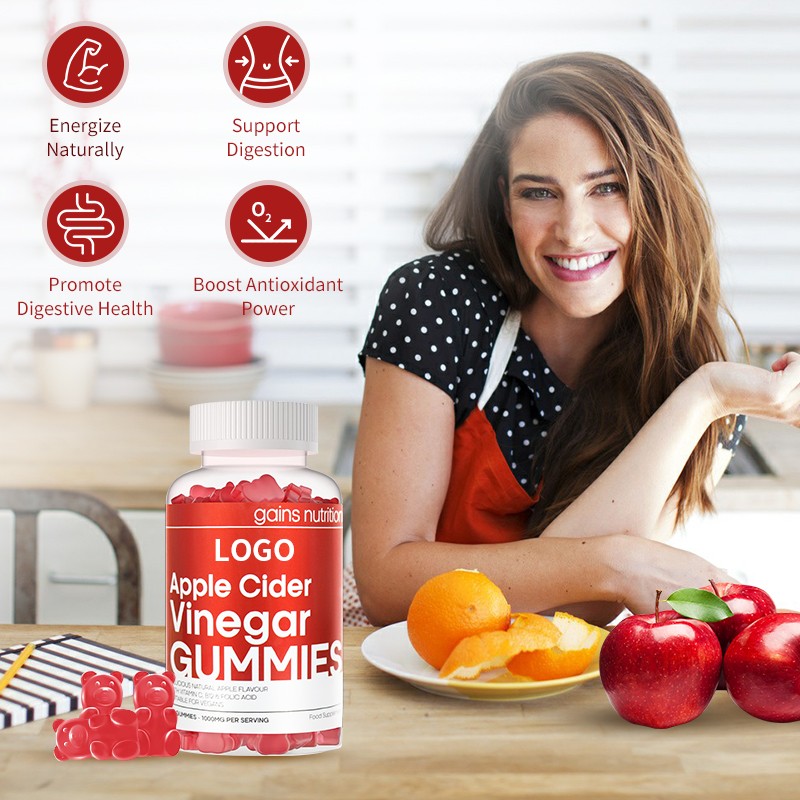 Apple Cider Gummies Factory - Wholesale Supplement with Vitamin Detox