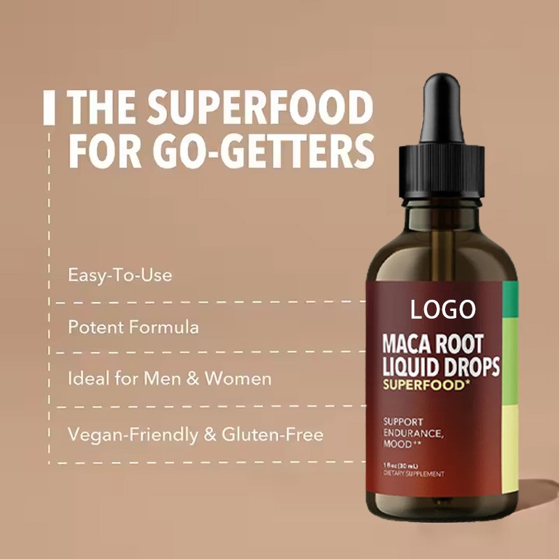 Maca Drops Factory - Herbal Extract Root Liquid Endurance Energy