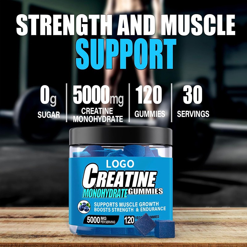 Creatine Gummies Factory - Wholesale Pure Monohydrate with Vitamin Collagen