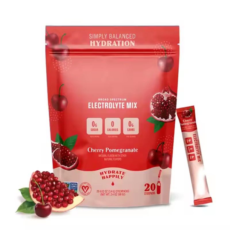 Energy Powder Supplier - Organic Electrolyte Mix Cherry Pomegranate Support