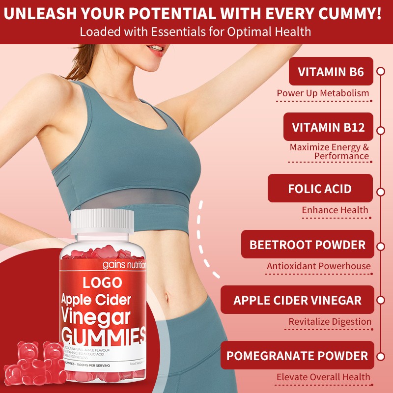 Apple Cider Gummies Factory - Wholesale Supplement with Vitamin Detox