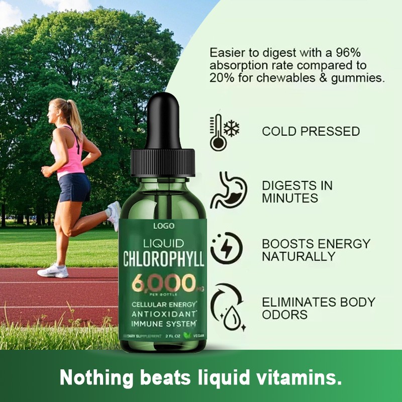 Chlorophyll Drops Supplier - Healthcare Vegan Immune System Booster Liquid