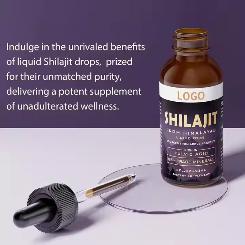 Shilajit Drops Supplier - Purified Himalayan Resin Extract Liquid