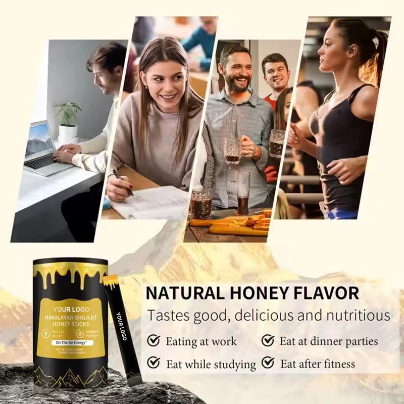 Shilajit Honey Sticks Factory - Natural Himalayan Energy Resin Extract