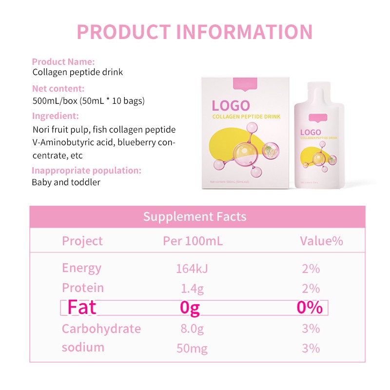 Collagen Drink Manufacturer - Best Vital Peptide Electrolytes Vitamin C