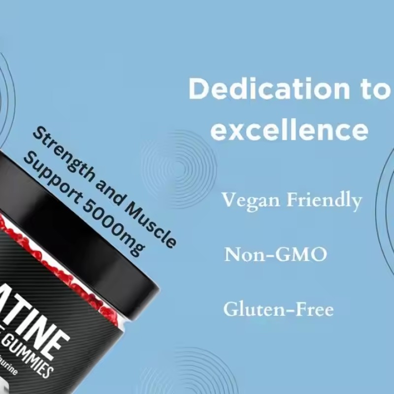 Pre Workout Gummies Factory - Hot Selling Gym Supplement Muscle Builder