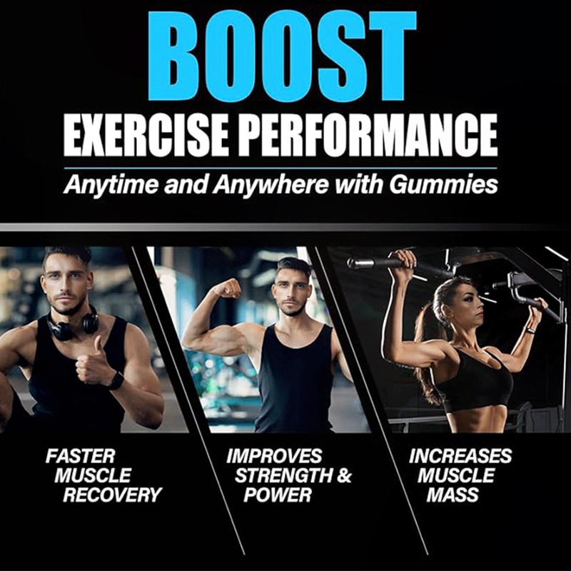 Creatine Gummies Factory - Wholesale Pure Monohydrate with Vitamin Collagen