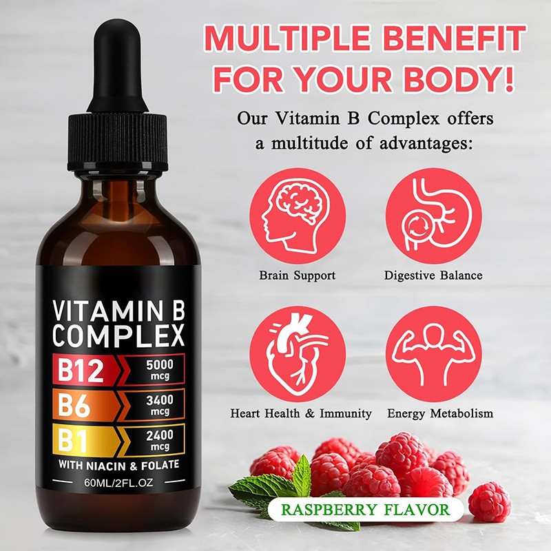 Vitamin B Drops Manufacturer - Hot Selling Organic B Complex Liquid Health