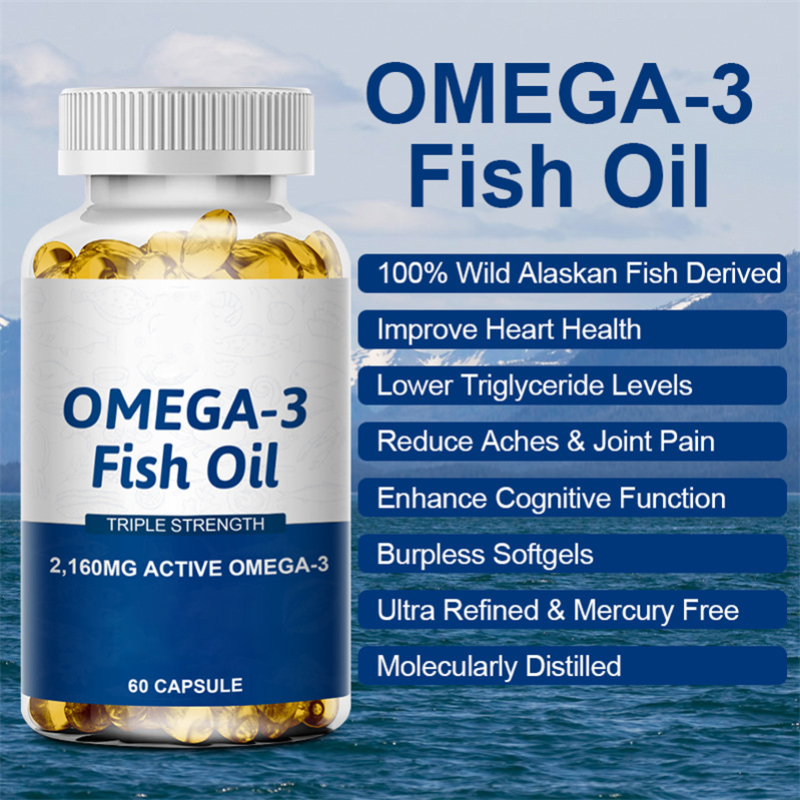 Omega-3-6-9 Softgel Supplier - Cardiovascular Health Growth Development Energy