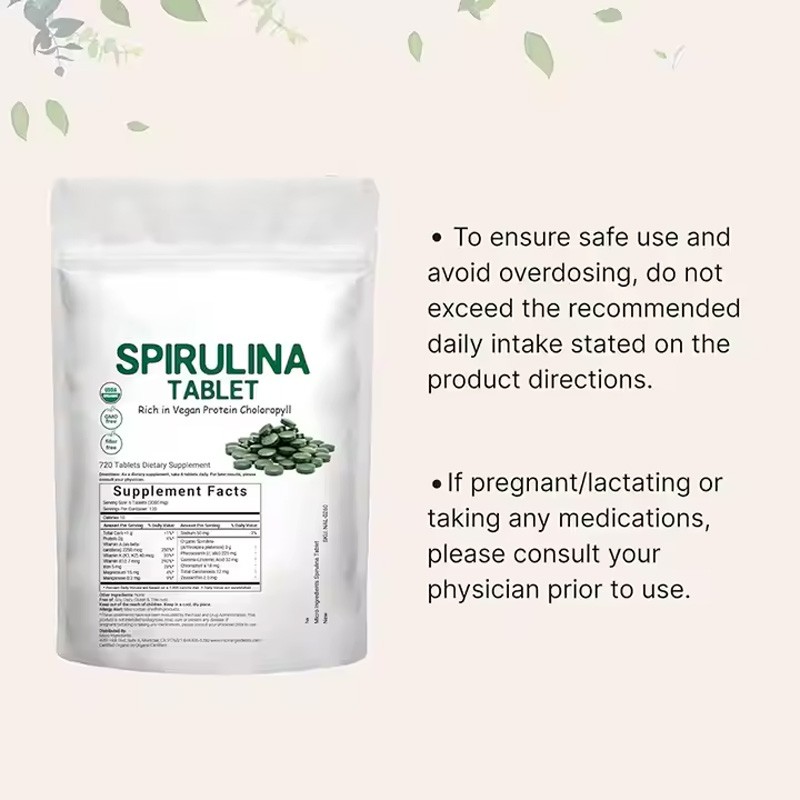 Supergreen Tablets Manufacturer - Organic Chlorella Spirulina Nutritional