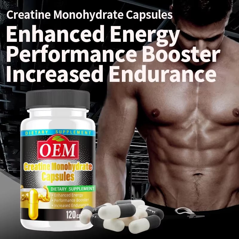 Creatine Capsules Factory - OEM Monohydrate Vitamin Enhancer