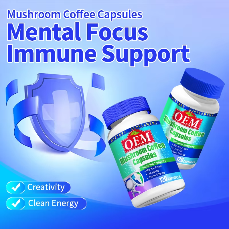 Mushroom Coffee Capsules Factory - OEM Enzyme Supplement Blend