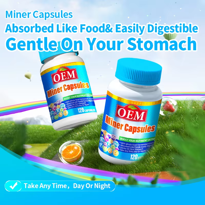 Miner Capsules Manufacturer - OEM Vitamin Mineral Complex Formula