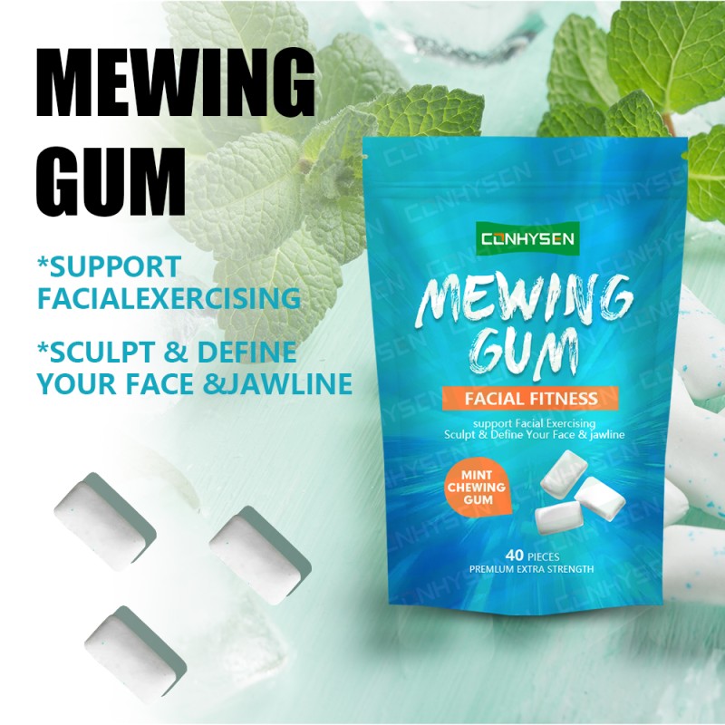Facial Fitness Gum Factory - High Quality Jawline Trainer Mint Mewing