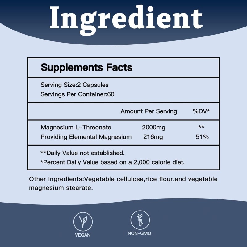 Magnesium Supplement Supplier - L-threonate Magtein Brain Health Memory