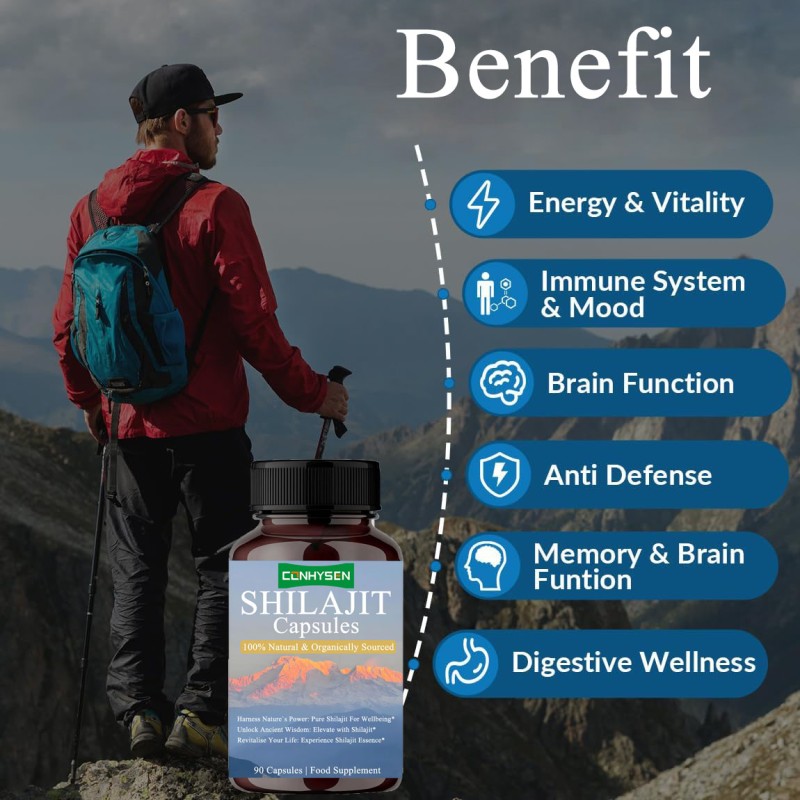 Shilajit Capsule Manufacturer - Natural Pure Himalayan Food Supplement