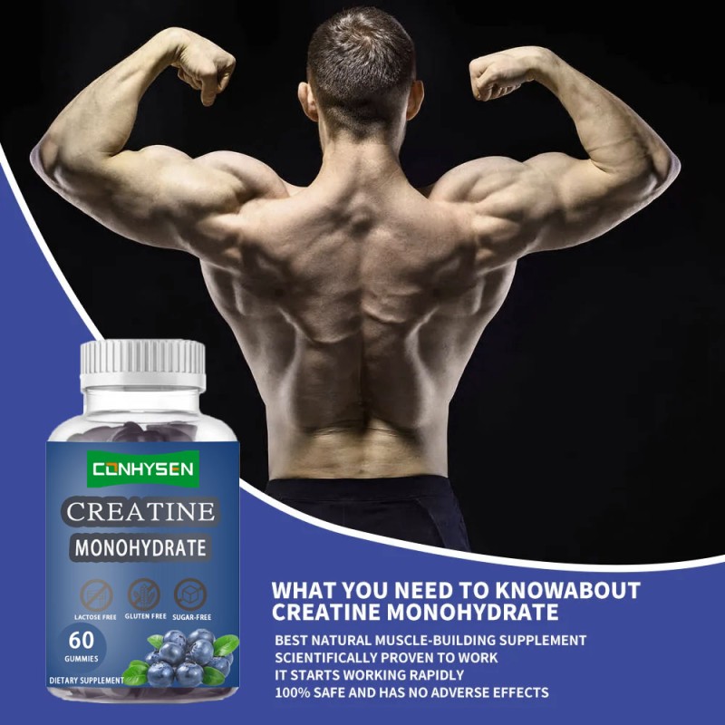 Pre Workout Gummies Factory - Private Label Creatine Monohydrate Energy