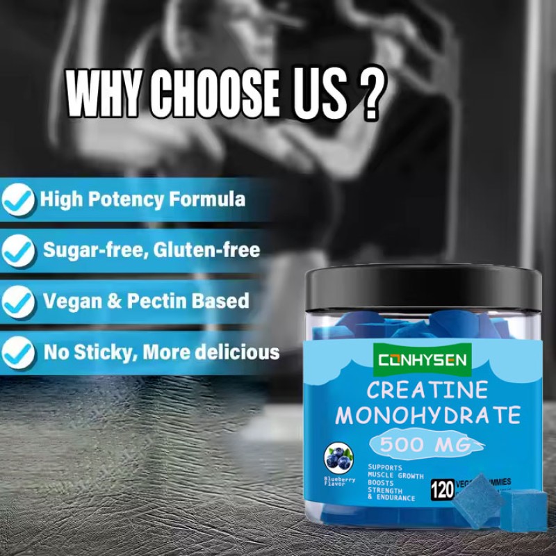 Creatine Gummies Manufacturer - Private Label Halal Monohydrate Sports Nutrition