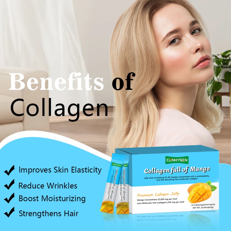 Collagen Jelly Factory - Premium Pure Mango Jelly Protein Skin Elasticity