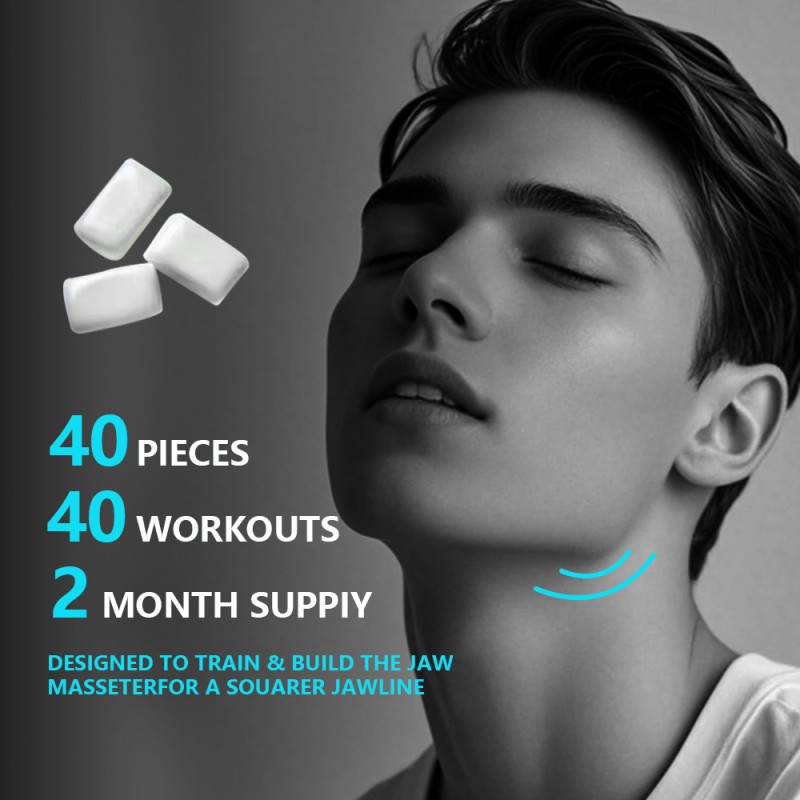 Facial Fitness Gum Factory - High Quality Jawline Trainer Mint Mewing