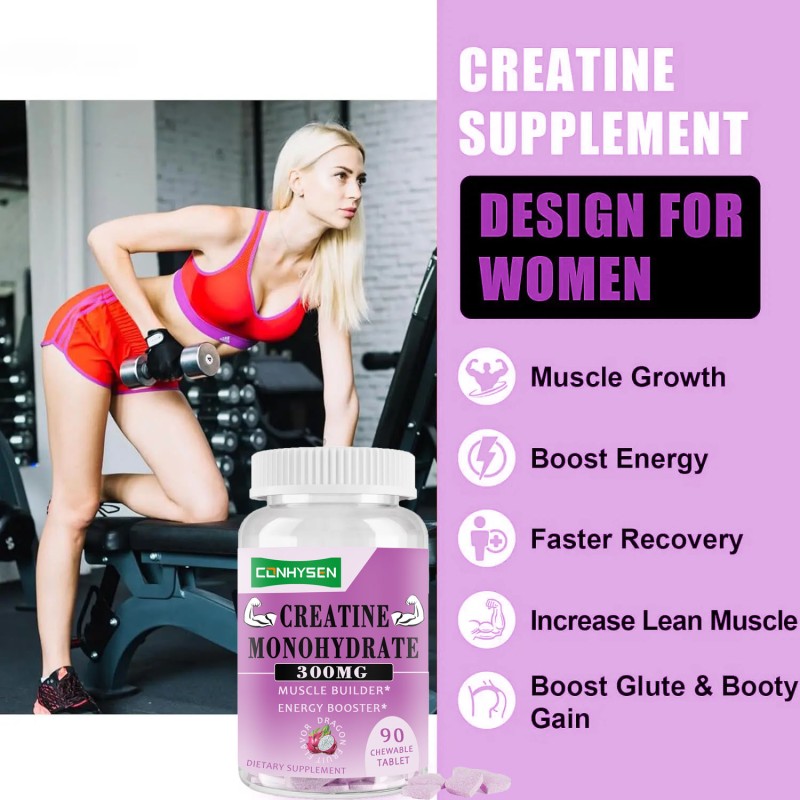 Creatine Chews Supplier - Improved Absorption Pre-Workout Monohydrate Tablets
