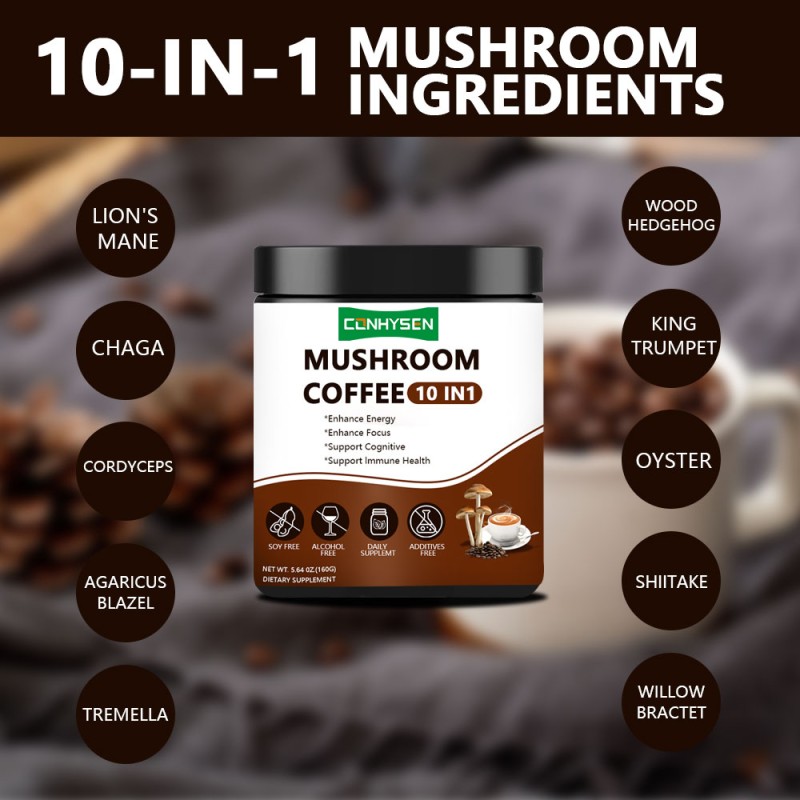Mushroom Coffee Manufacturer - Private Brand Cognitive Support Ashwagandha