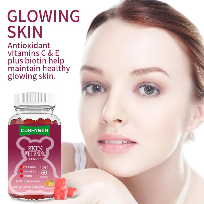 Skin Whitening Gummies Supplier - Best Lightening Even Tone Biotin Collagen