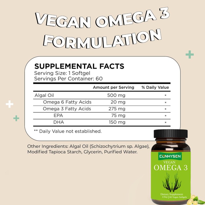 Algal Oil Softgel Supplier - Private Label Vegan DHA EPA Brain Health