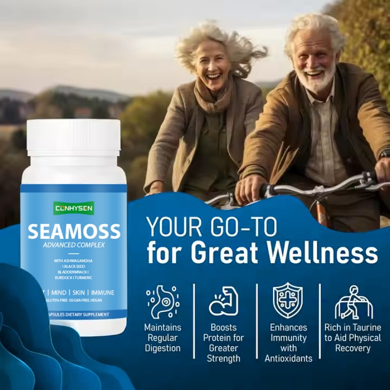 Sea Moss Capsules Supplier - OEM ODM Advanced Ashwagandha Burdock Root