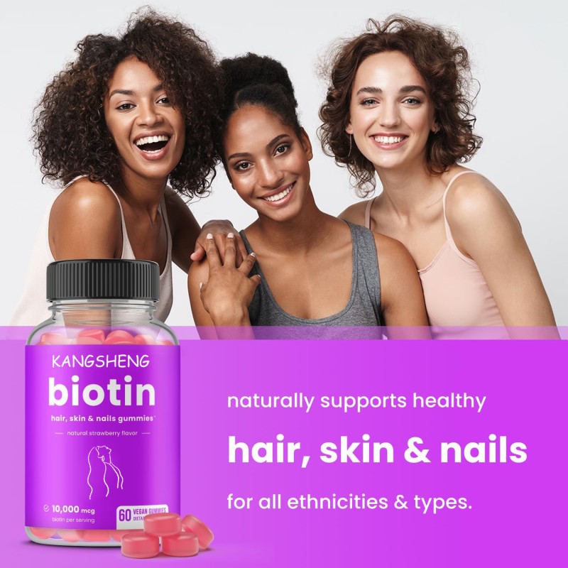 Biotin Gummies Supplier - Wholesale Vegan Complex Vitamins Hair Skin