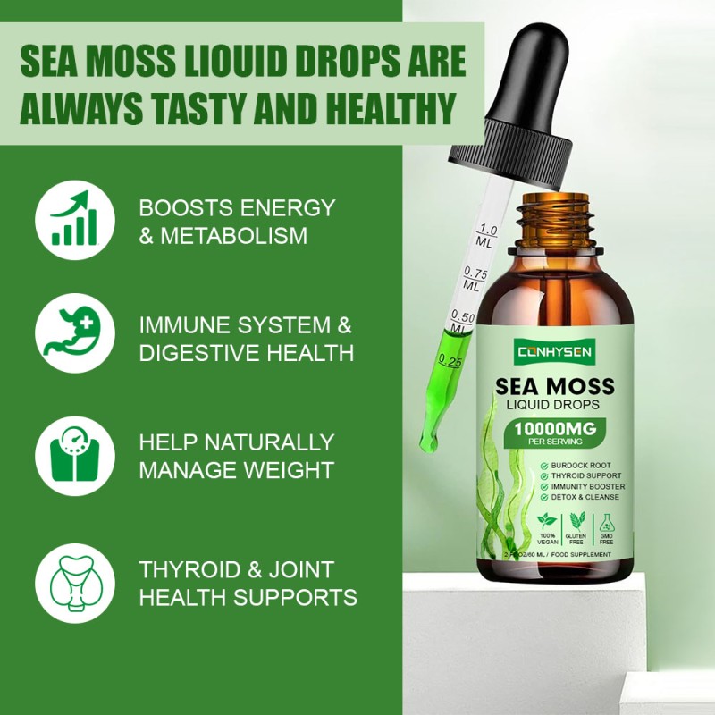 Sea Moss Drops Factory - Low Price Long Lasting Vitamin D3 Food Supplement