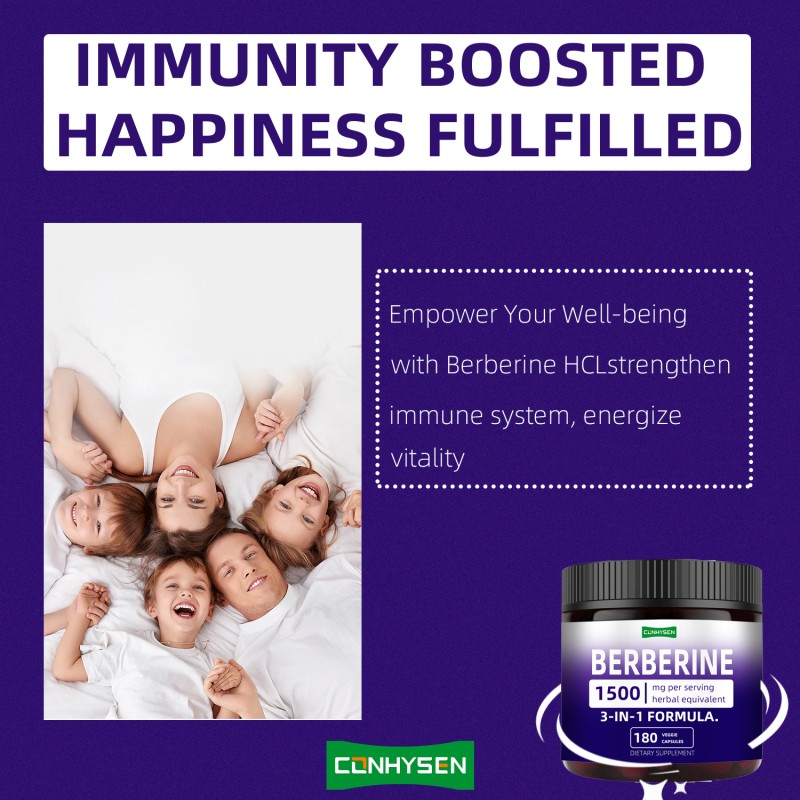 Berberine Capsules Supplier - High Quality Extract 1500mg Hydrochloride