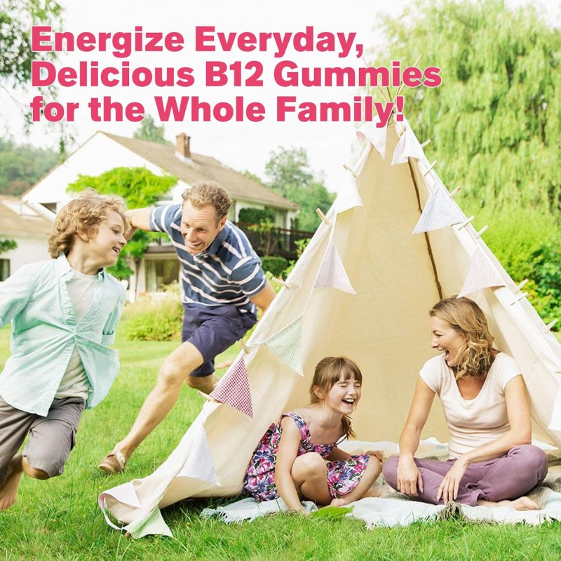 Vitamin B12 Gummies Factory - Sugar Free Iron 5000mcg Immune Support