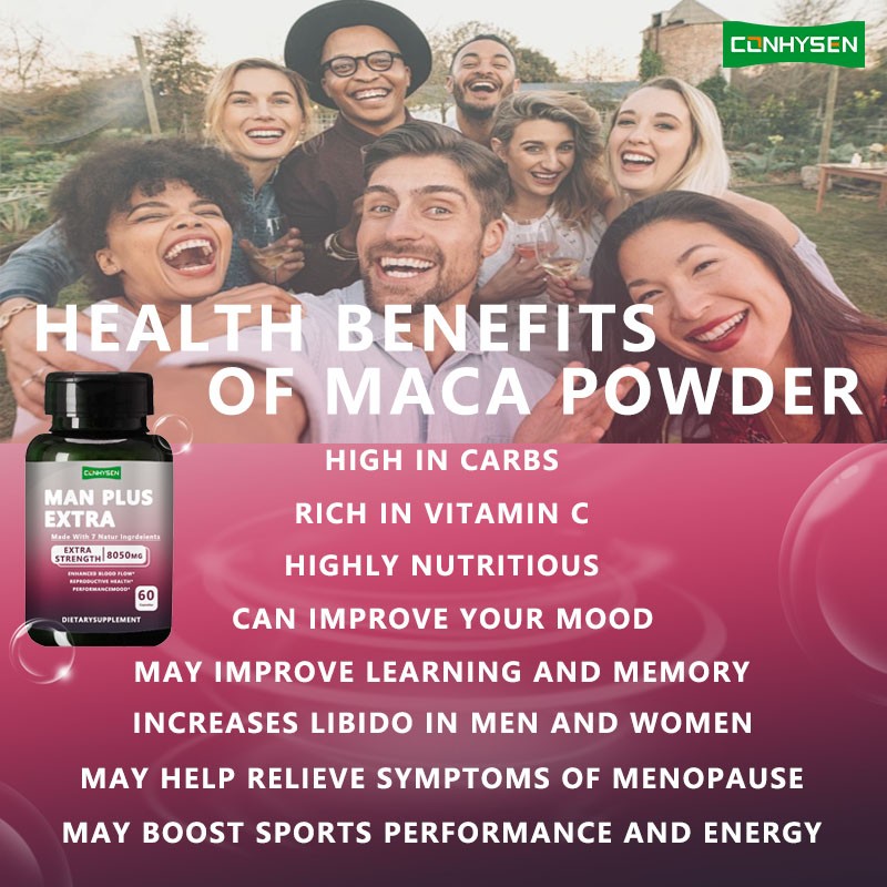 Maca Root Capsules Supplier - Man Plus Strong Power Energy Provide