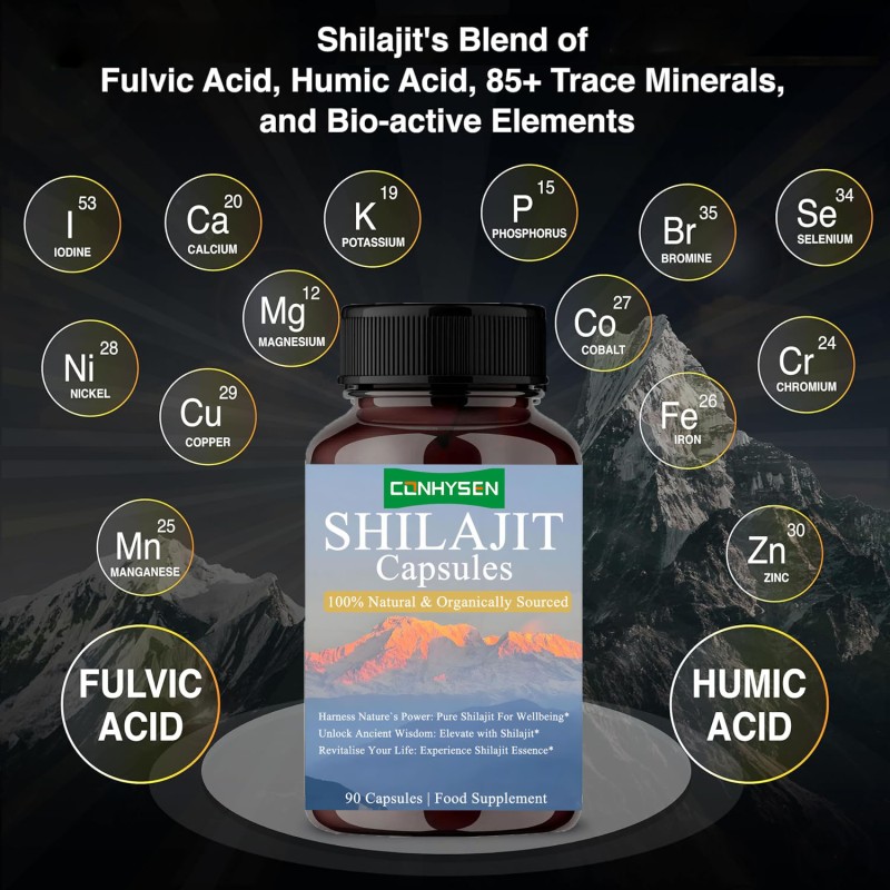 Shilajit Capsule Manufacturer - Natural Pure Himalayan Food Supplement
