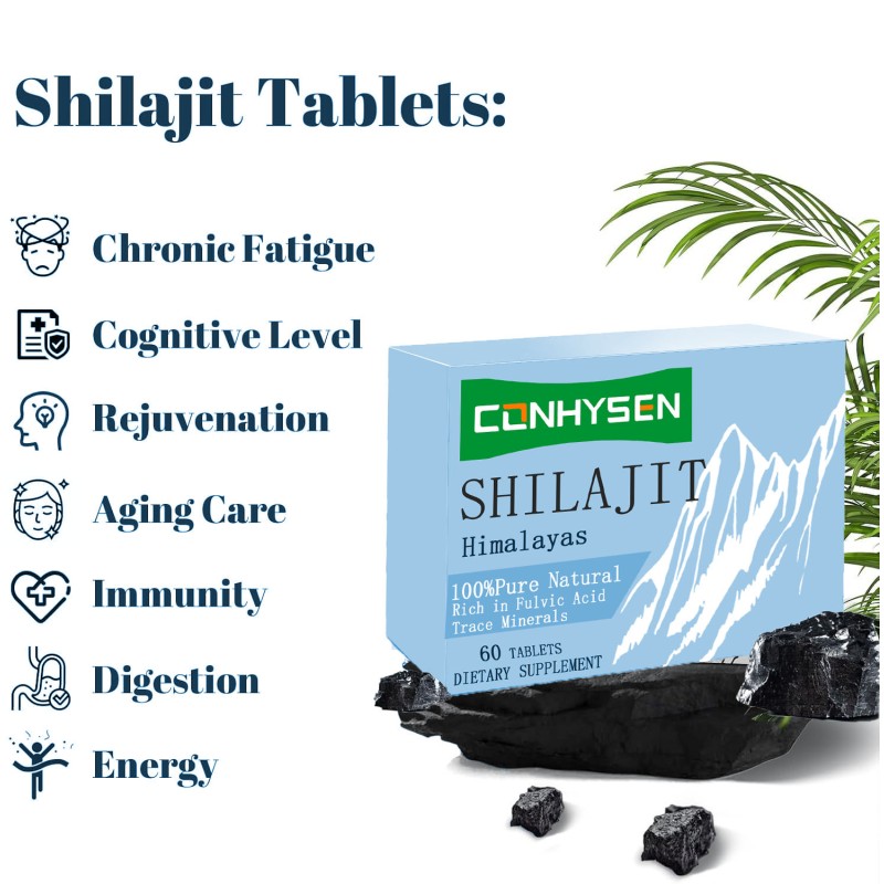 Shilajit Tablets Supplier - Resin Rich Fulvic Acid 85+ Herbal Supplement