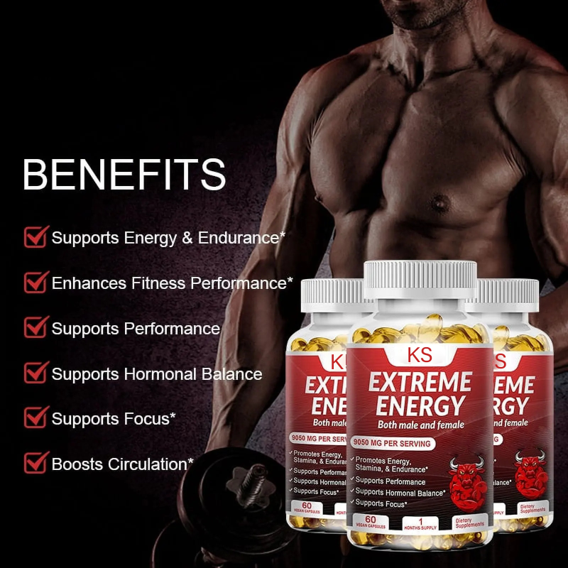 Energy Softgel Supplier - OEM Extreme Guarana Red Ginseng Caffeine