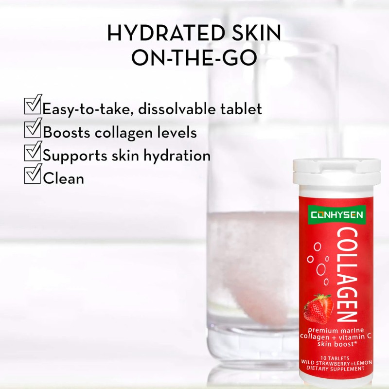 Collagen Tablets Factory - Private Label Effervescent Beauty Whitening Custom