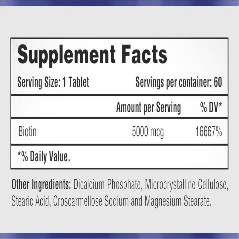 Biotin Tablets Factory - OEM ODM High Quality Hair Nail Growth Pills