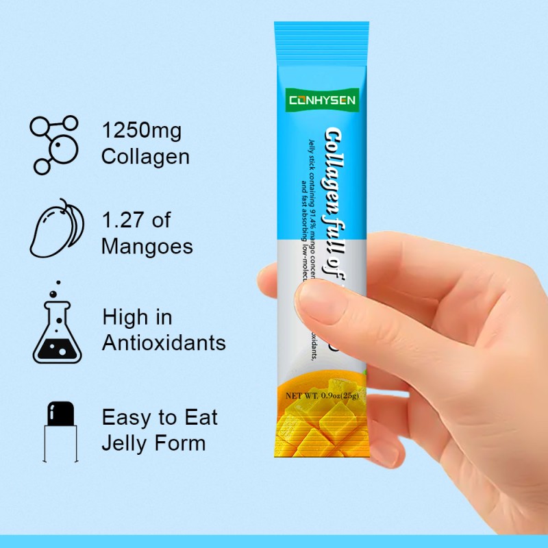 Collagen Jelly Factory - Premium Pure Mango Jelly Protein Skin Elasticity