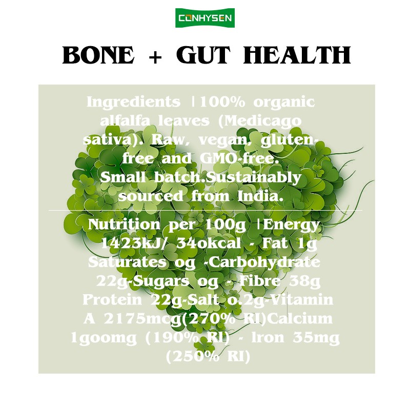 Alfalfa Powder Supplier - Private Label Organic 100% Pure Leaf Powder