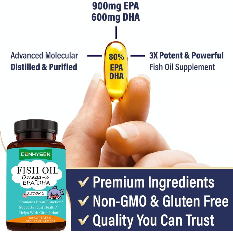 Fish Oil Softgel Manufacturer - Private Label Omega 3 Triple Strength EPA