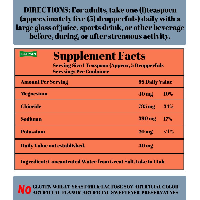 Electrolyte Drops Factory - Private Label Rich Magnesium Supplement Liquid