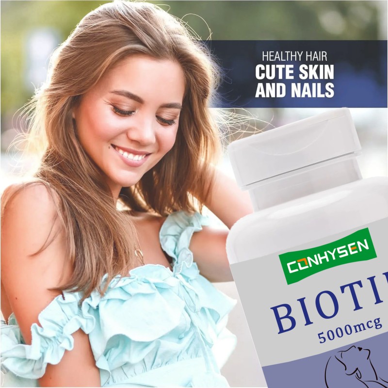 Biotin Tablets Factory - OEM ODM High Quality Hair Nail Growth Pills