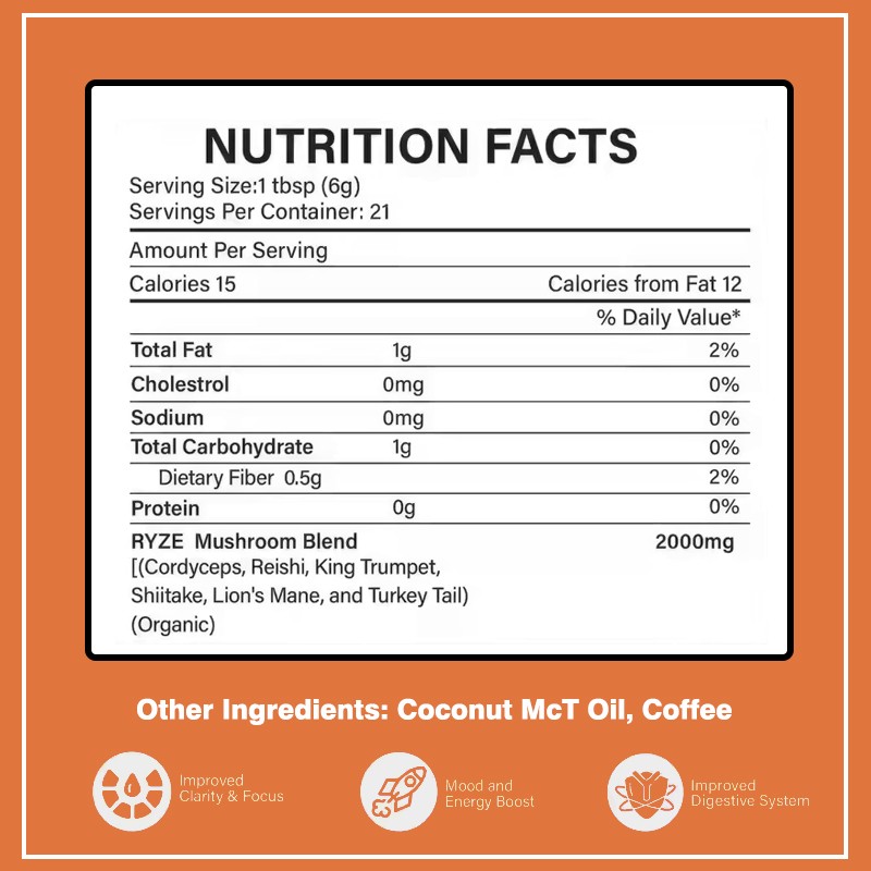 Mushroom Coffee Blend Supplier - Premium Organic Cordyceps Reishi Immunity