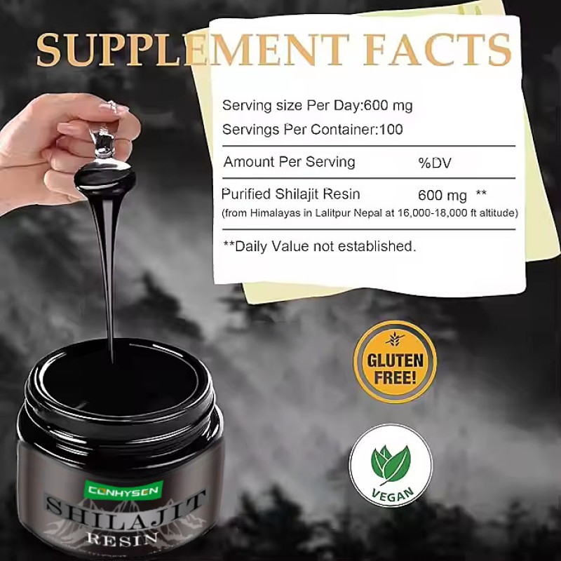 Shilajit Capsules Supplier - OEM Pure 85+ Humic Acid Fulvic Minerals