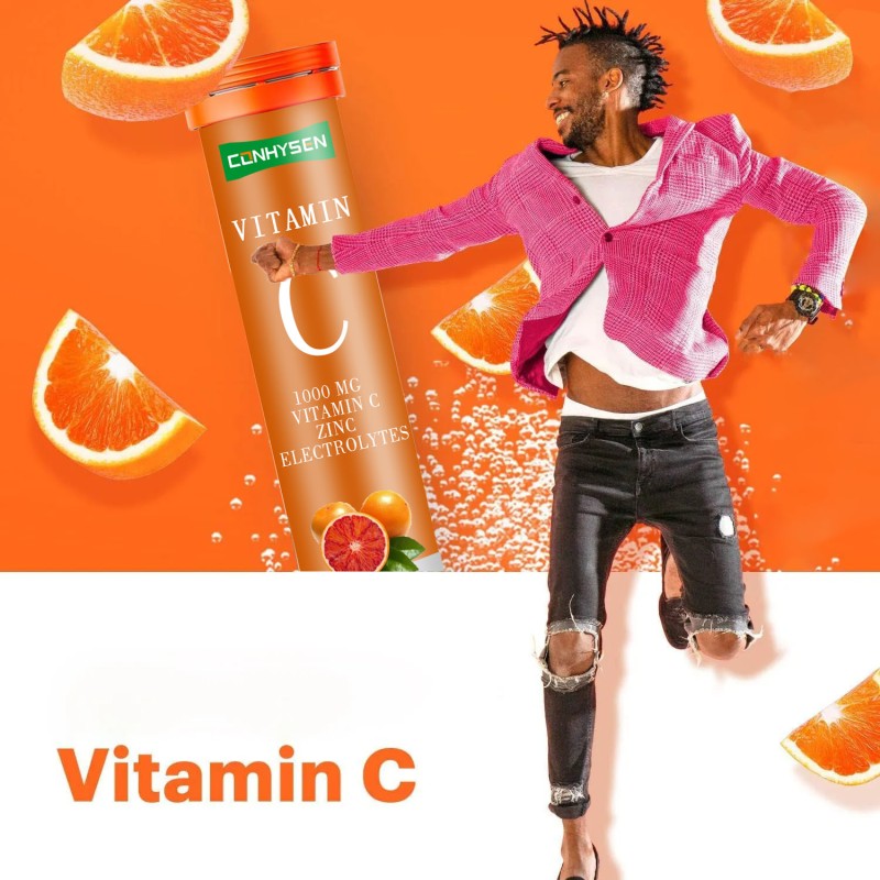 Vitamin C Tablets Supplier - Best GMP Effervescent Multivitamin Mineral