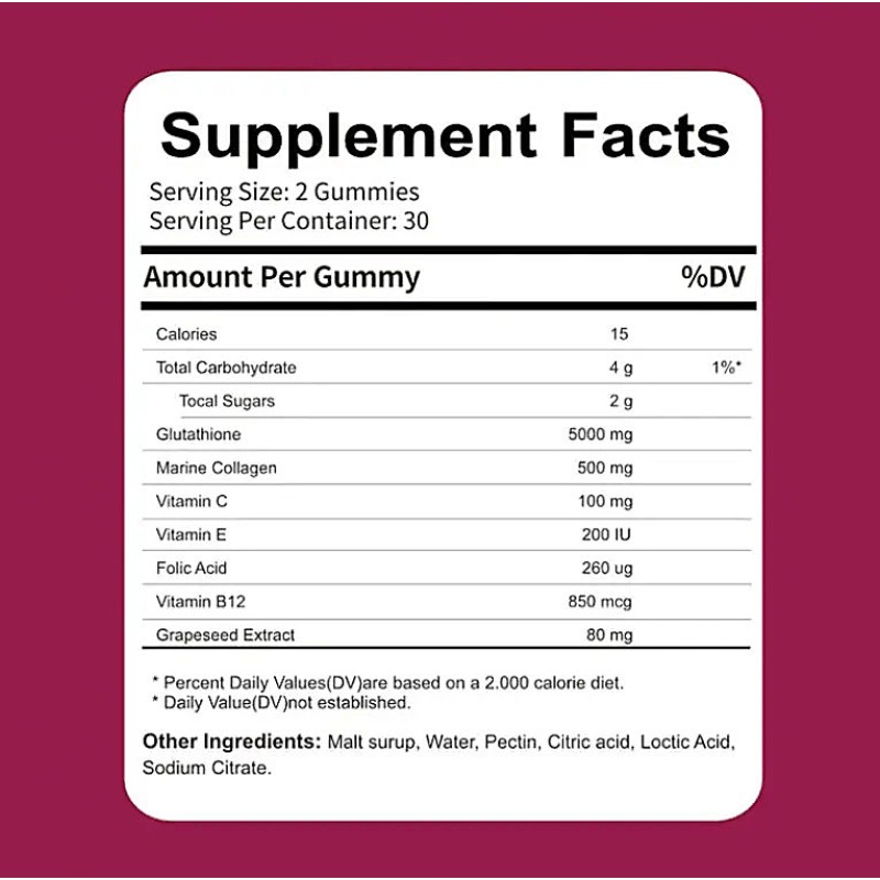 Skin Whitening Gummies Supplier - Best Lightening Even Tone Biotin Collagen