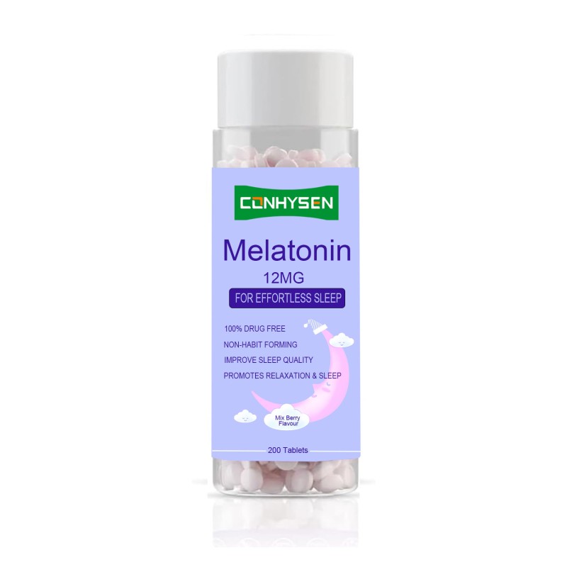 Melatonin Tablets Supplier - OEM ODM Safe Herbal Extract Improved Sleep